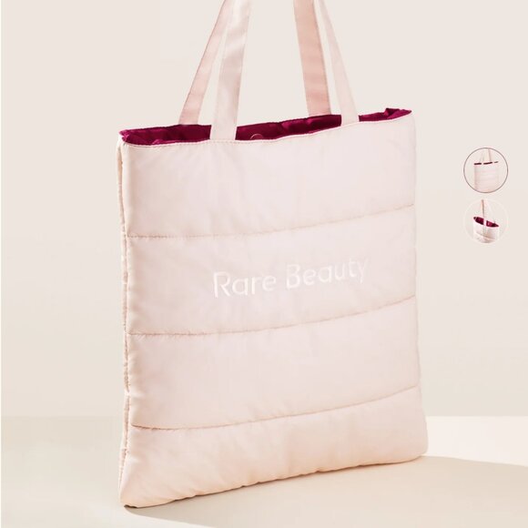 NWT Rare Beauty by Selena Gomez Puffy Tote Bag - Picture 1 of 2